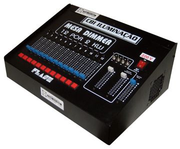 Mesa com Dimmer com 10 canais